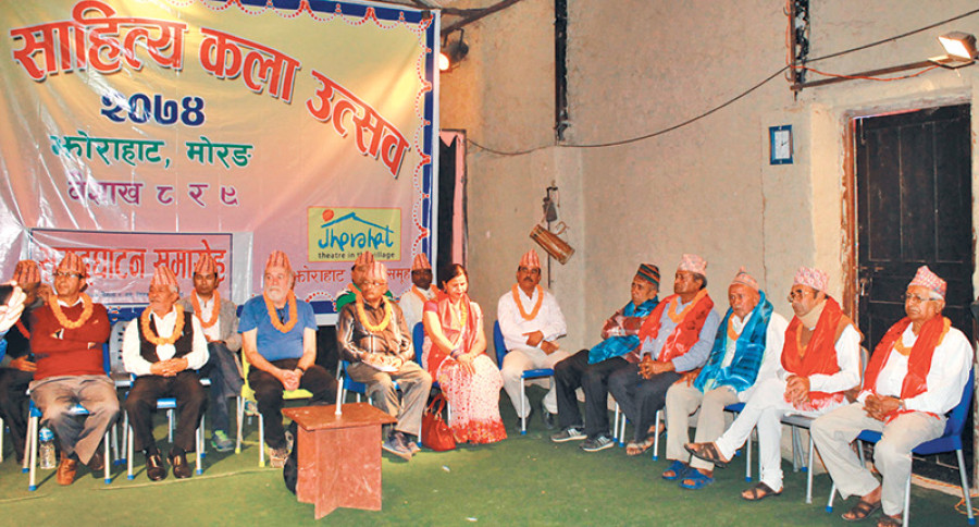 Jhoraha Theatre Group turns one