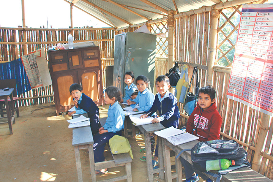 Rebuilding of earthquake-hit schools in limbo
