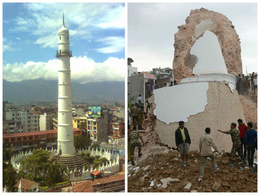 Agreement reached to rebuild Dharahara in a ‘mixed style’