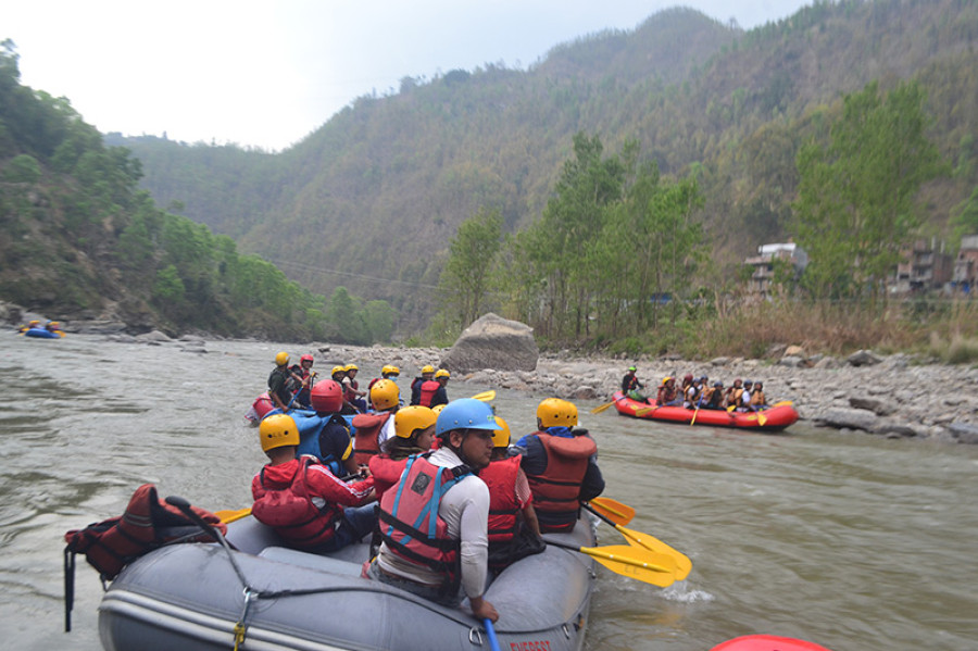 Whitewater rafting spurs Sindhupalchok tourism
