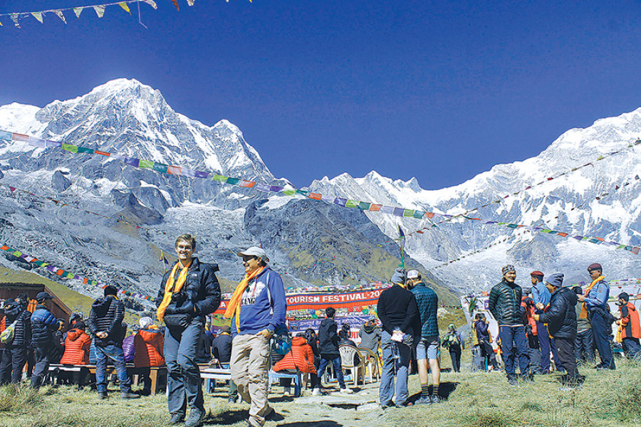 Glaciers cause damage to Annapurna Base Camp