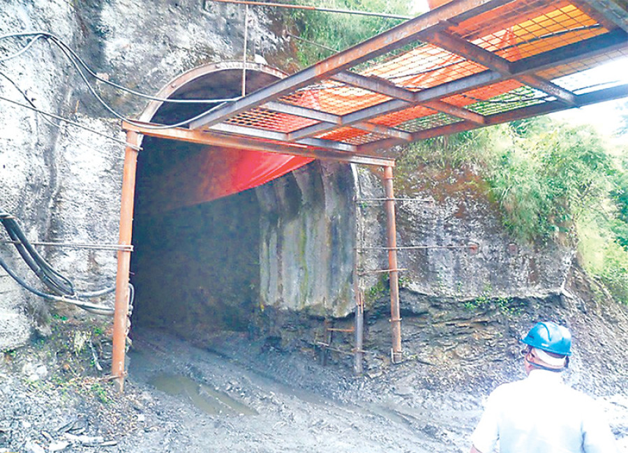 Construction of mid-Bhotekoshi hydro project gathers pace