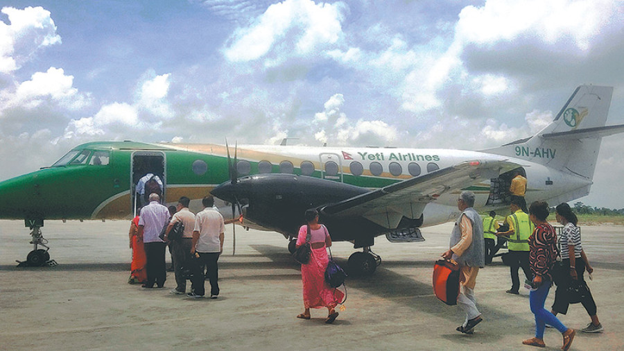 Biratnagar Airport resumes operations after a week
