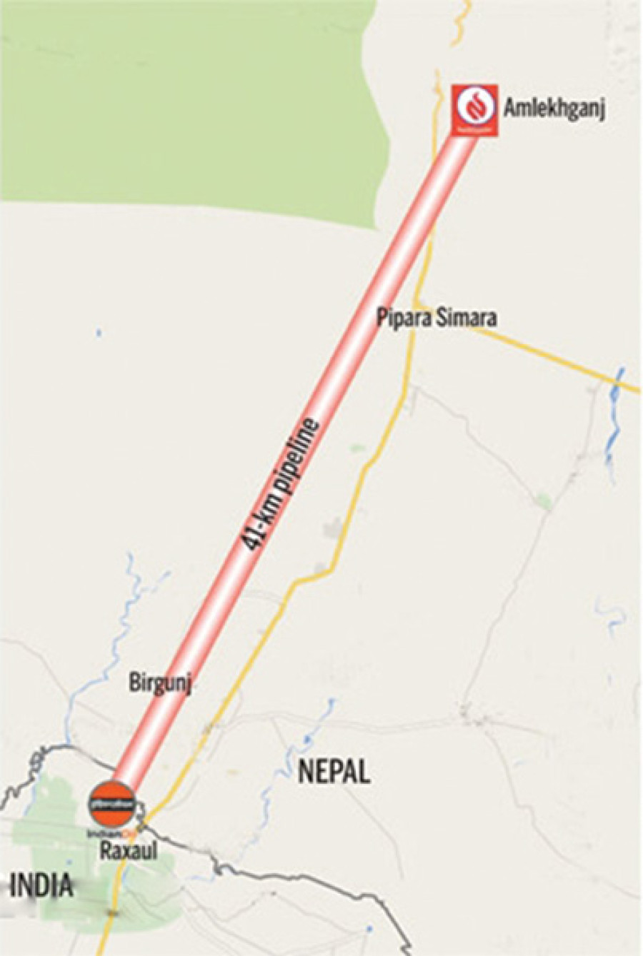 Amlekhgunj oil pipeline named priority project