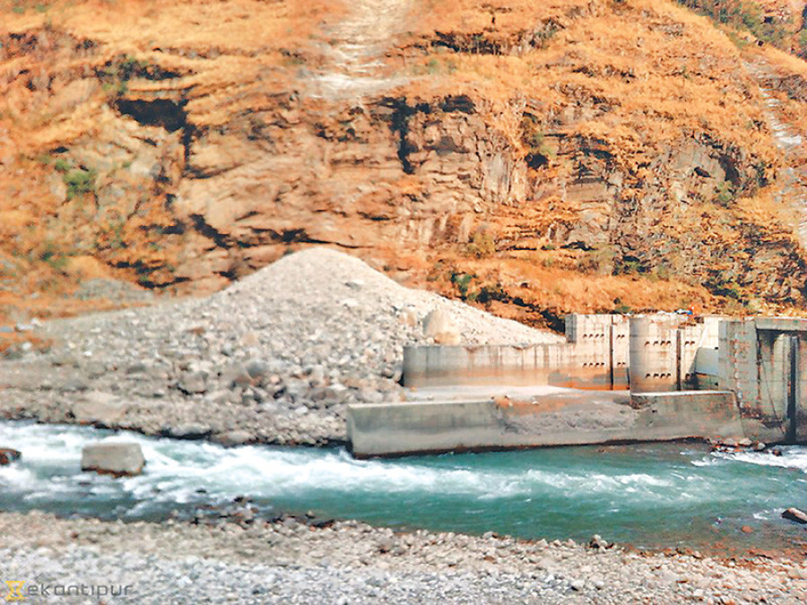 Repair works ongoing at 60MW Upper Trishuli 3A dam