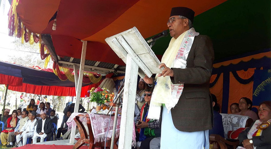 Amendment of constitution crucial for elections: Deuba