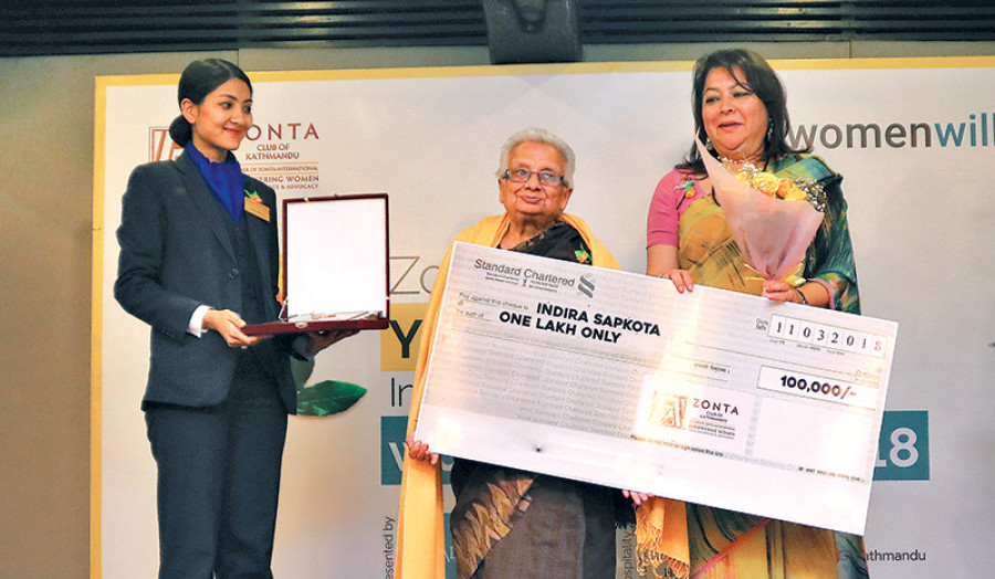 Veteran entrepreneur Sapkota honoured alongside six entrepreneurs