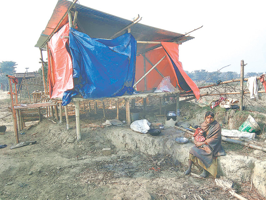 Flood-hit families struggle to cope with winter chills