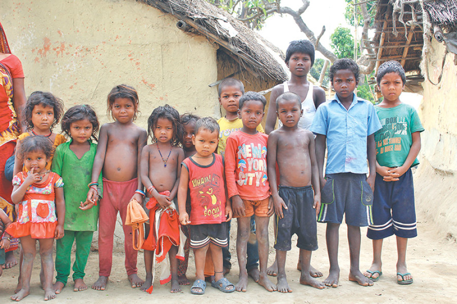 Water shortage in Musahar settlement