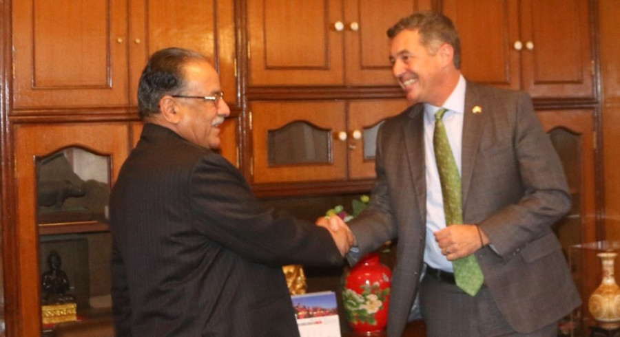 US ambassador Berry calls on Dahal