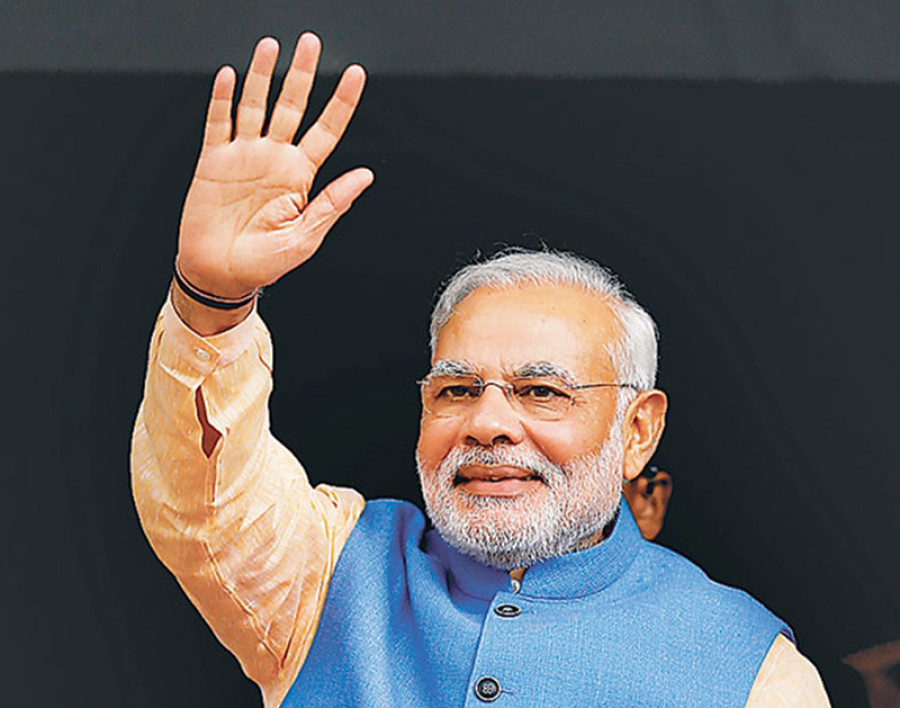 A saffron Holi