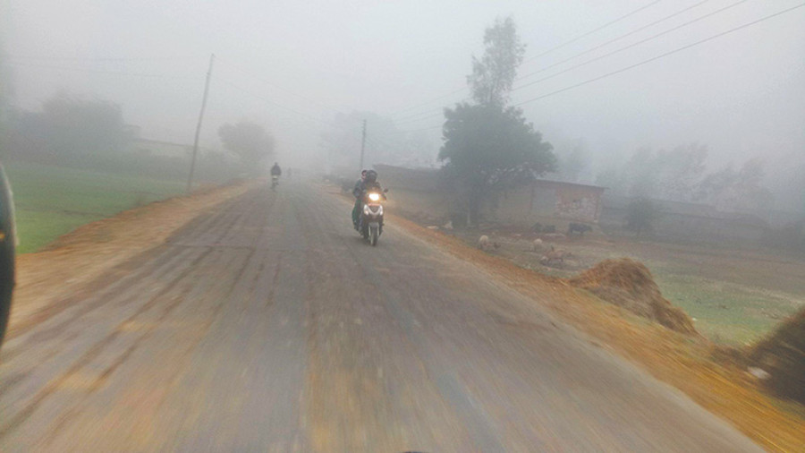 Cold wave affects western Tarai
