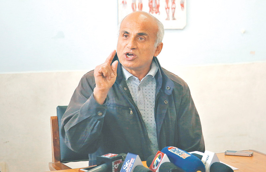 Dr KC pads up for 16th hunger strike