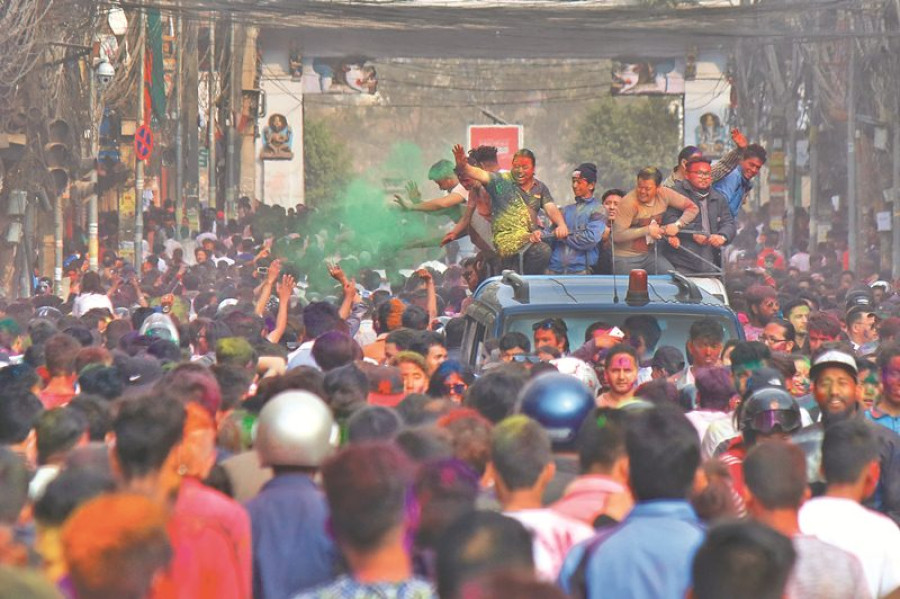 Festival of colours observed with fanfare