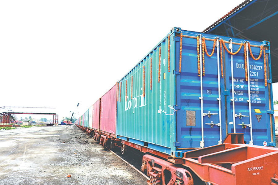 1st cargo train arrives near Biratnagar