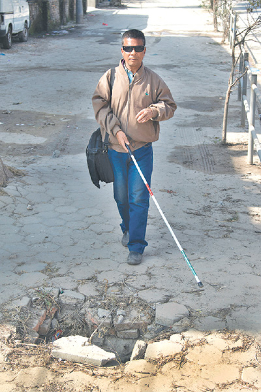 For those living with disabilities, navigating Kathmandu is nightmare