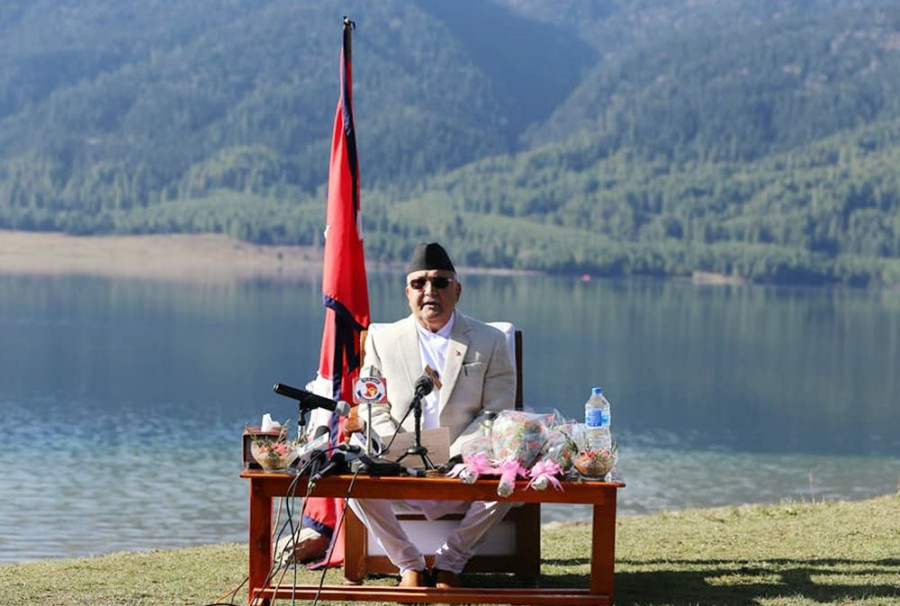 PM outlines plans for prosperous Nepal from Rara