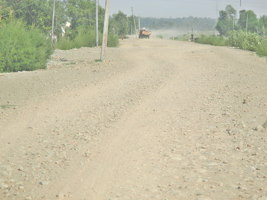 Trees halt construction of highway in Kailali