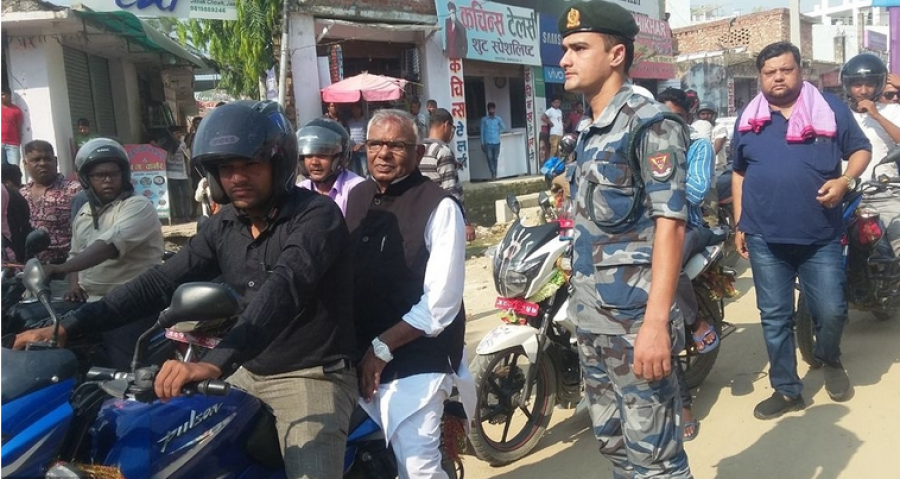 Province 2 minister takes part in anti-constitution rally