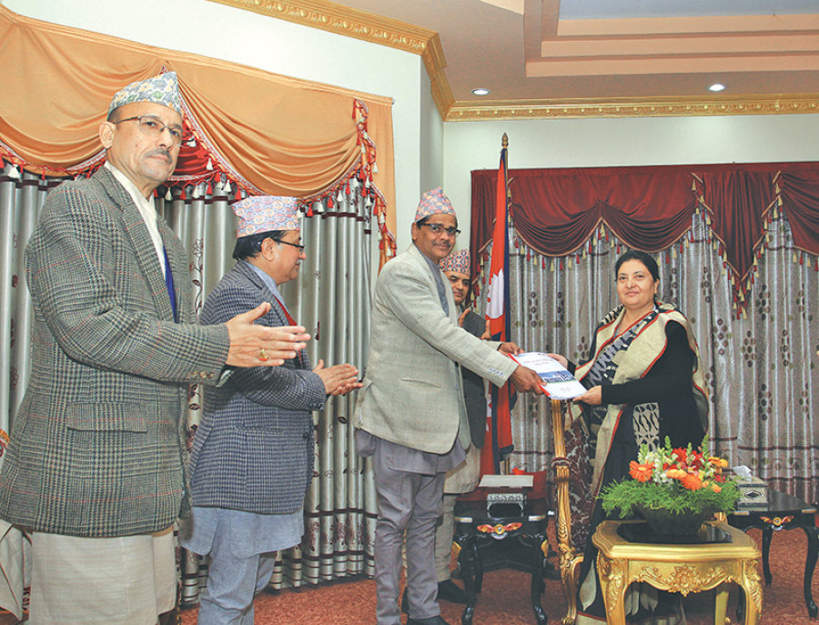EC submits poll results to Prez