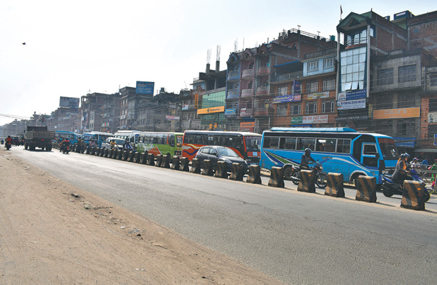 Banepa residents scatter transport cartel