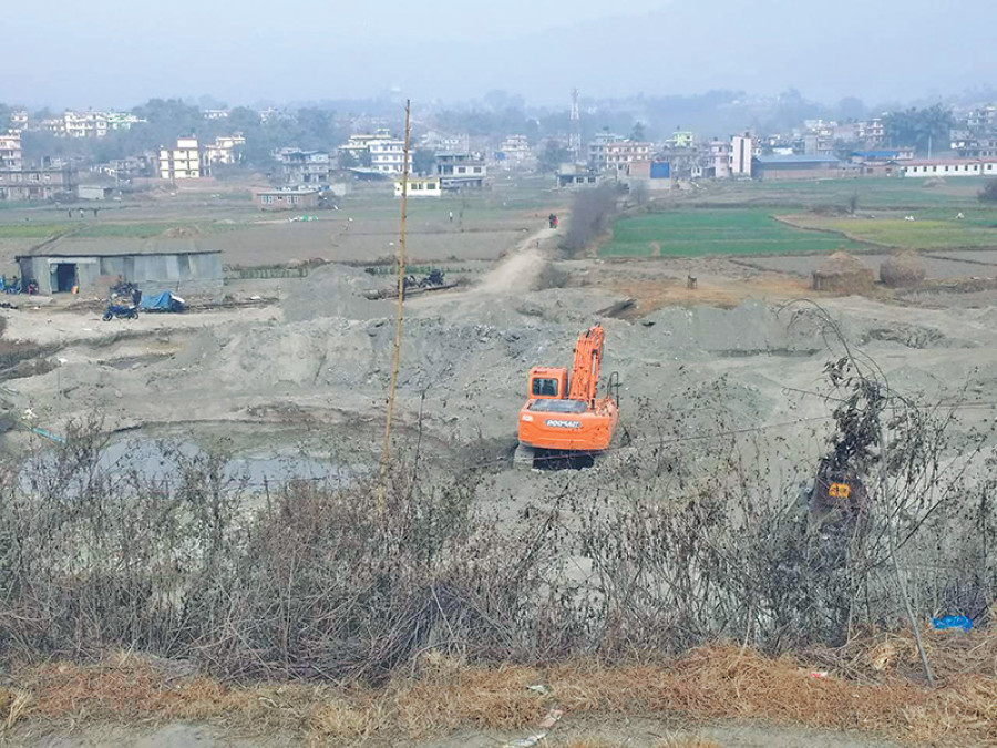 Illegal mining puts Changu area at risk