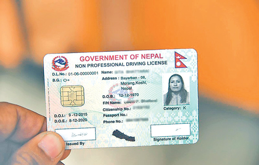 Driving licence vendor hits speed bump