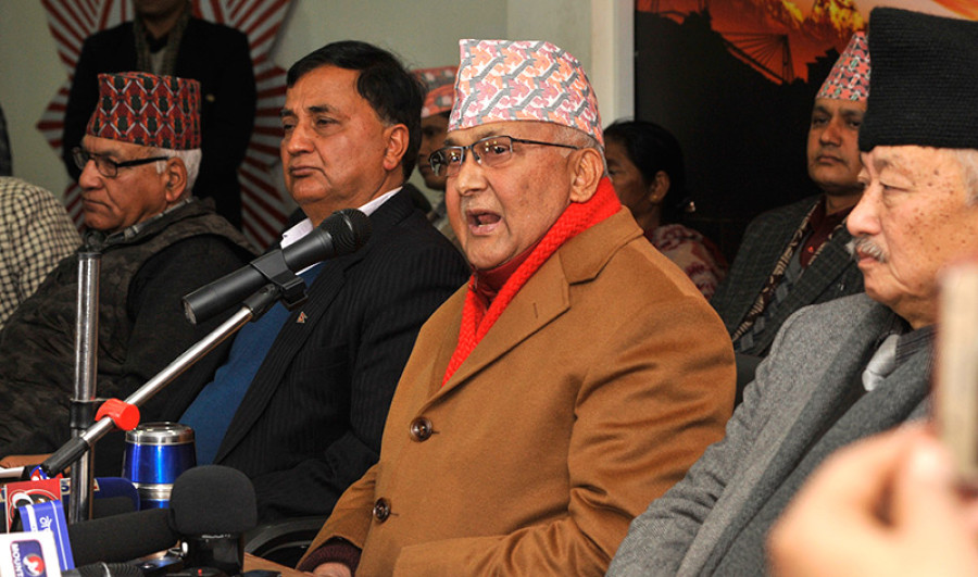 ‘PM-in-waiting’ Oli vows to right Deuba’s ‘wrong’ moves
