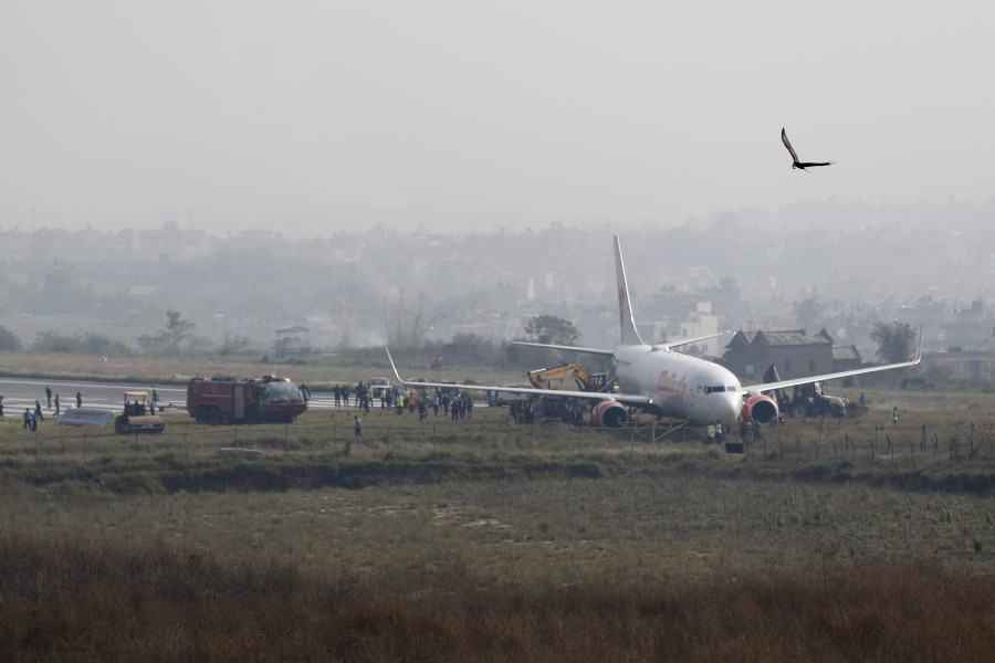TIA halts int'l flights after Malindo Air plane skids off runway