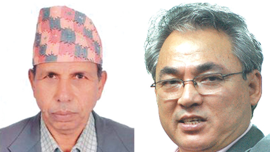 Bhusal pulls out of race in favour of Thapa