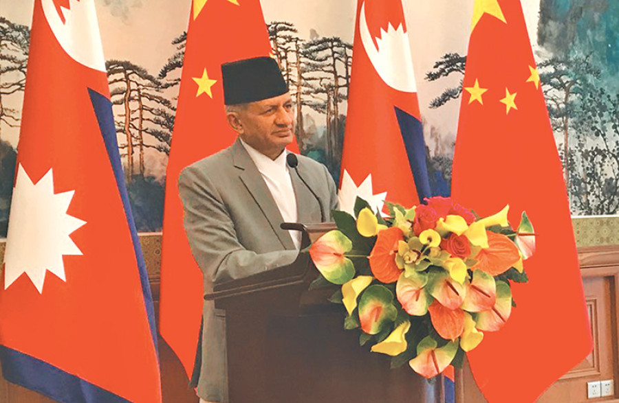In China, FM Gyawali outlines five areas of cooperation