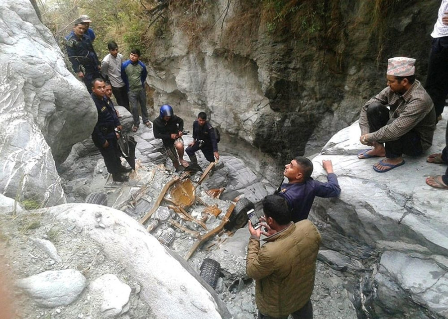 3 bodies recovered from vehicle buried in Bajhang