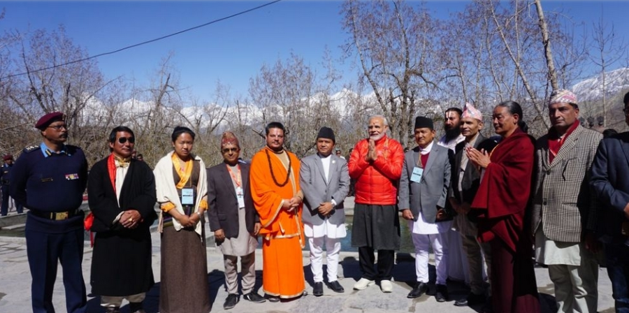 Indian PM Modi offers worship at Muktinath Temple