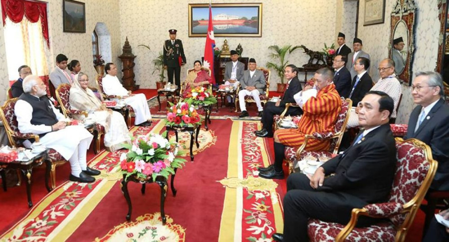 Heads of BIMSTEC member states pay courtesy call to President Bhandari