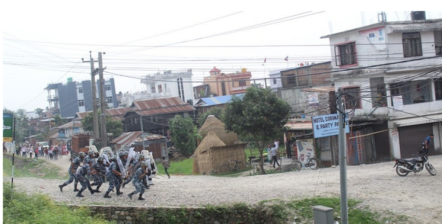 Students, police clash in Jhapa