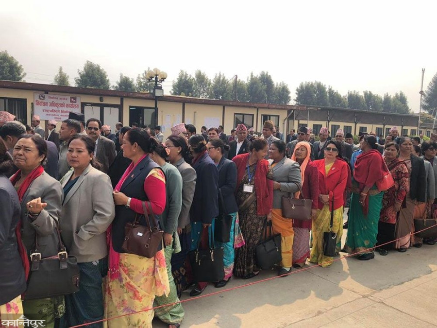 Presidential election underway