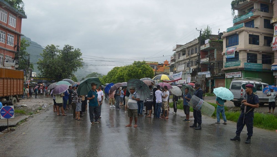Shutdown affects life in Pokhara