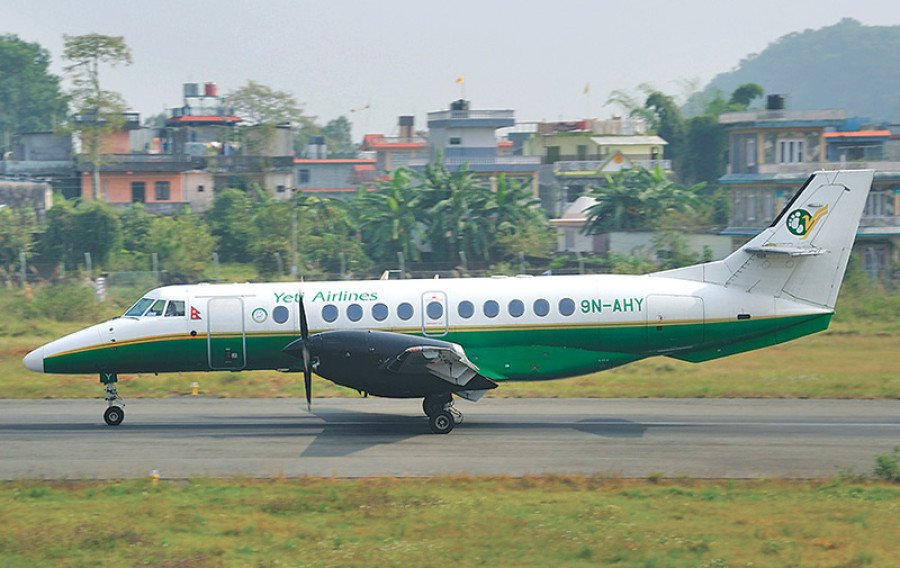 Yeti Airlines plane suffers wheel lock