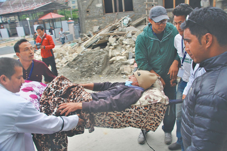 Dr KC in emergency unit
