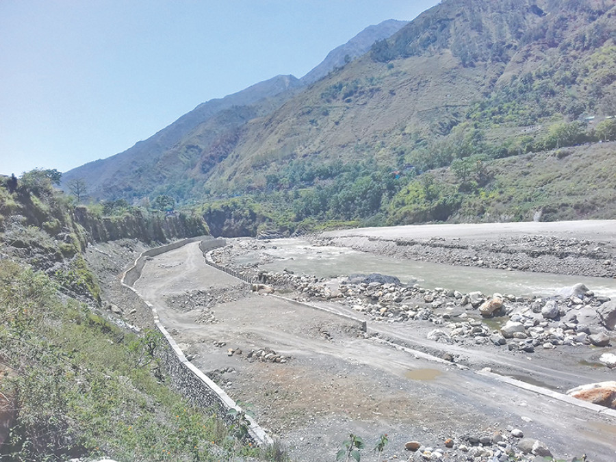 Mahakali embankment project incomplete after five years