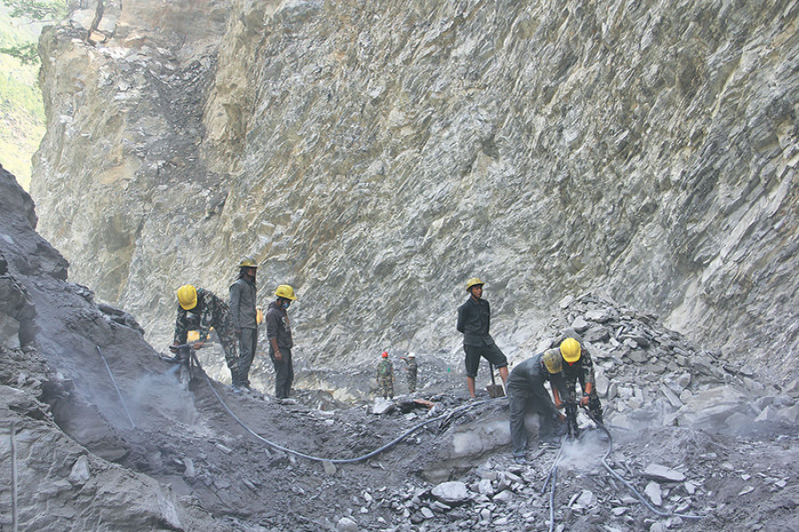 Track opens for Mailung-Syabrubesi road section