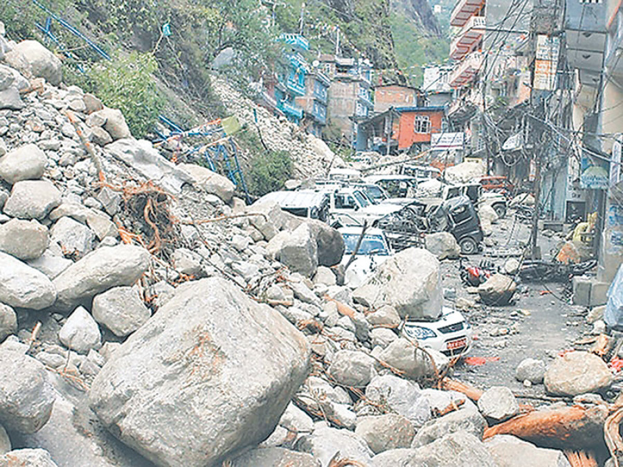 Fund crunch hits reconstruction of quake-ravaged Tatopani road