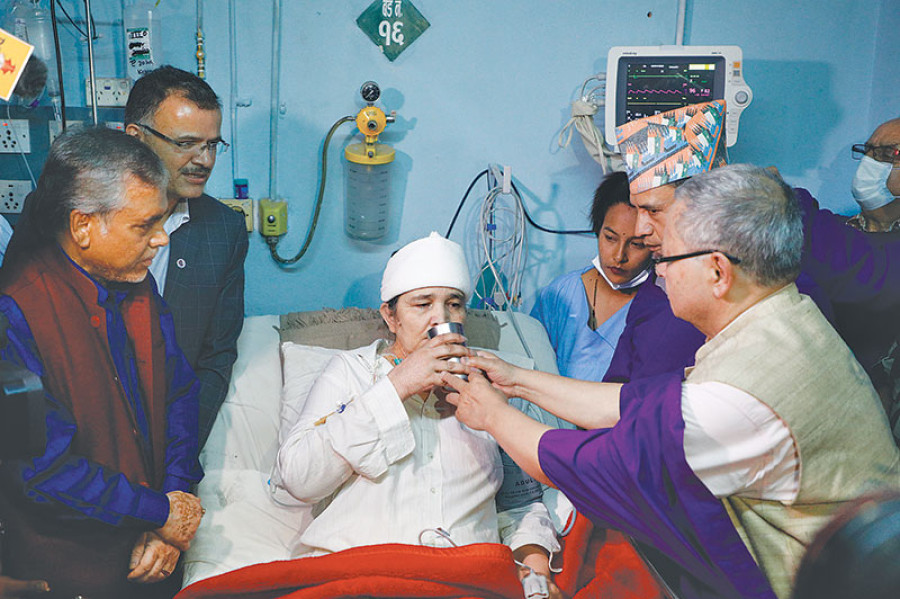 Ganga Maya ends her fast