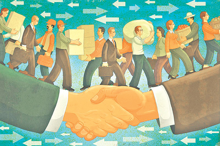 Turning towards the East