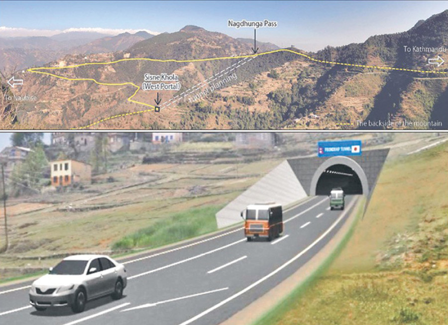 Nagdhunga-Naubise tunnel: Govt to publish global tender for tunnel way project