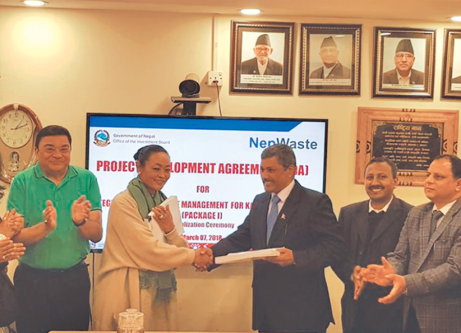 IBN, Nepwaste sign deal for waste management
