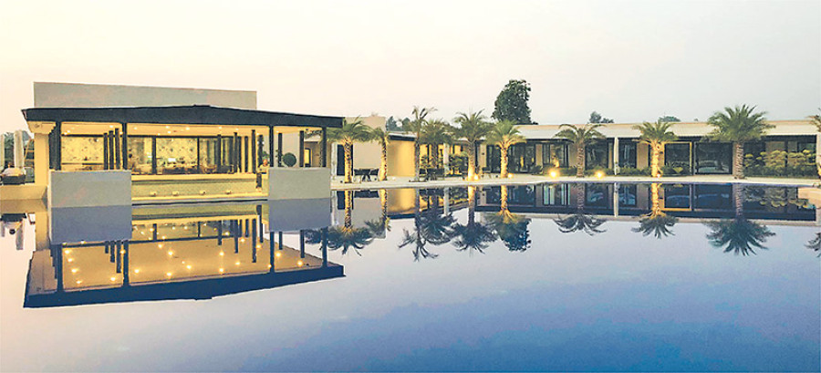 Silver Heritage building casino resort in Jhapa