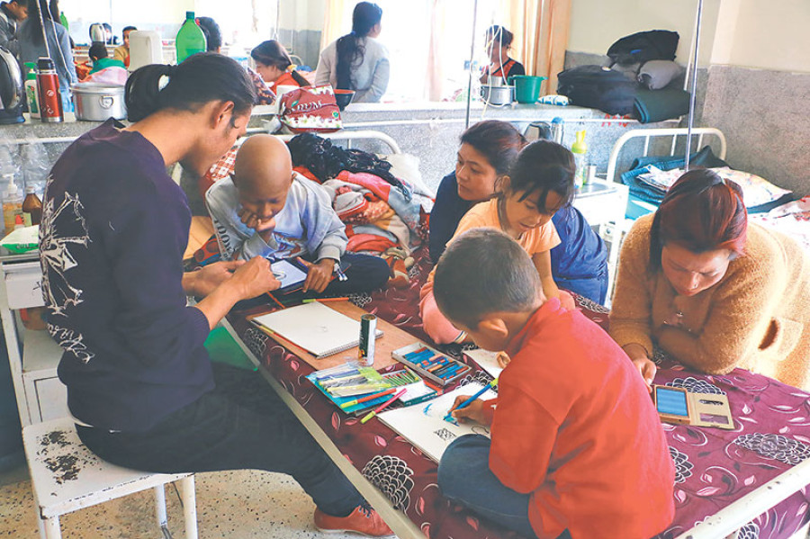 Art therapy for children battling cancer