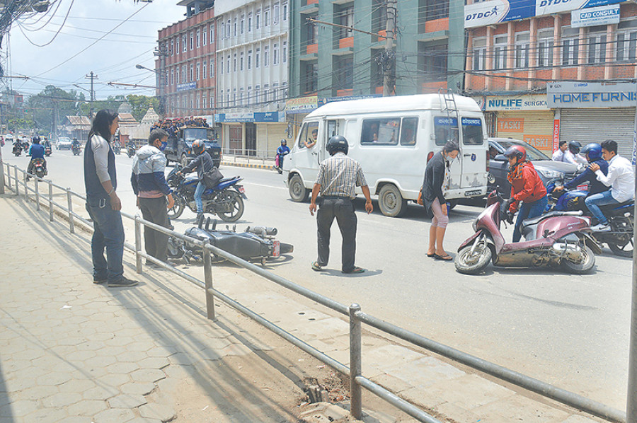 Road fatalities during Dashain triple to 13 from last year