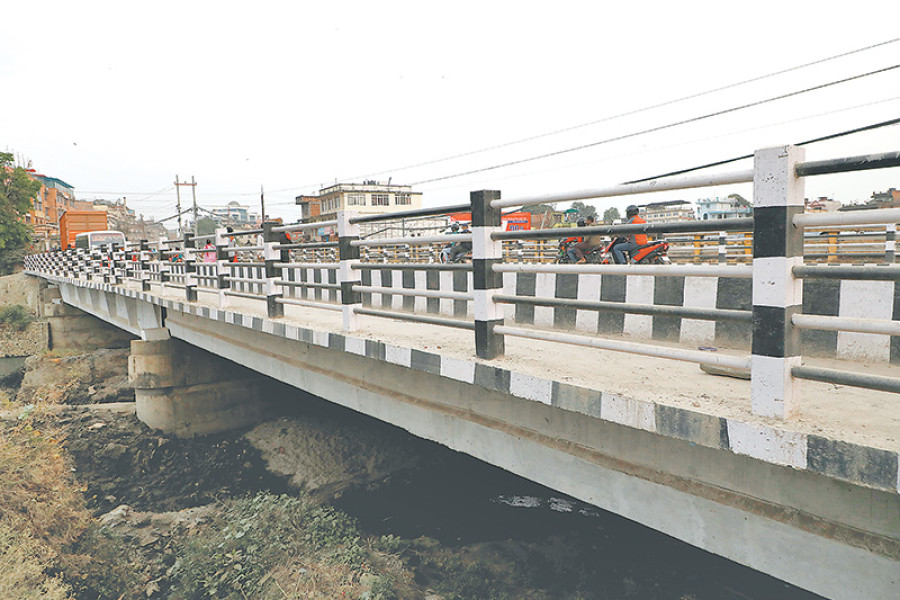 Department of Roads refuses to accept new bridge over Bishnumati